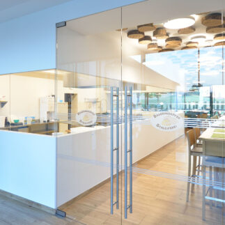 Bauernkrapfen-Schleiferei Eingang