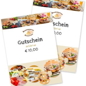 Gutschein schenken